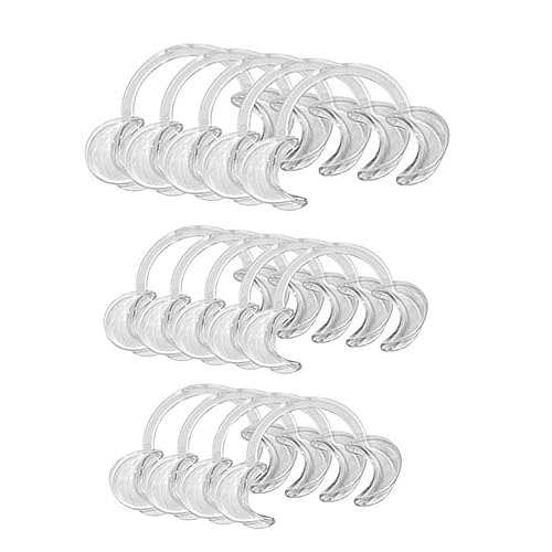 MAKFORT 14pcs C Form Mundöffner Dental Mund Öffner Spielzeug für Speak Out Game Weiß MAKFORT 14pcs C Form Mundöffner Dental Mund Öffner Spielzeug für Speak Out Game Weiß von MAKFORT