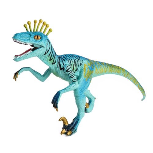 MAKFORT Dinosaurier Figur Spielzeug Jurassic Dinosaurier Figuren Eoraptor Blue,beweglichen Armen Spielzeug zum Sammeln, realistische Dinosaurier Modell Kunststoff Dinosaurier Spielzeug von MAKFORT