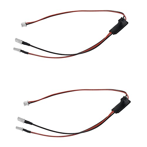 MAKIVI 2 Stück LED-Beleuchtung für HBX 901 901A 903 903A 1/12 RC Auto Upgrades Ersatzteile Zubehör von MAKIVI