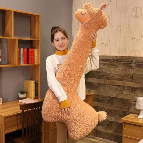 MAKOSAS Plüschtier Lama Kuscheltier Kinderspielzeug Geschenk 100cm von MAKOSAS