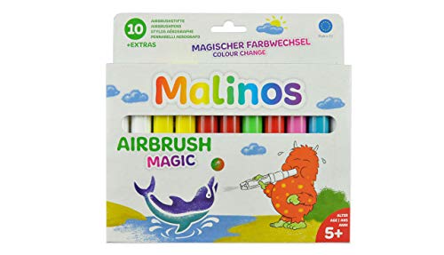 Airbrush Magic 10er inkl. 4 Schablonen von MALINOS