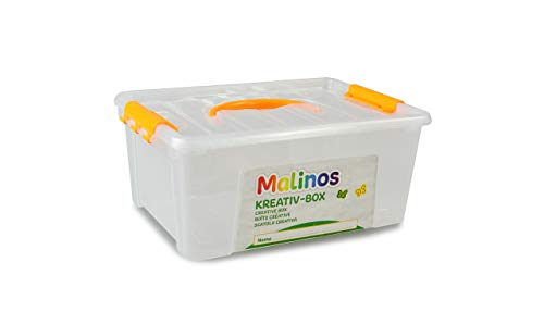 Malinos 301010 Kunststoff Box klein 29,5x20x11,7cm, Transparent von MALINOS