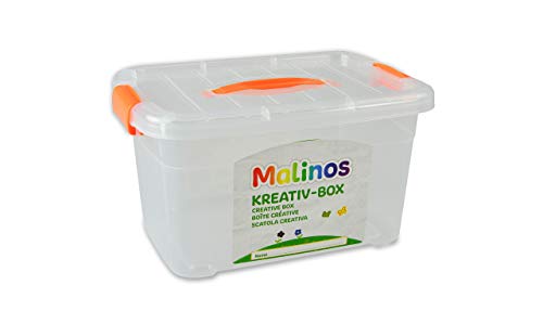 Malinos 301011 Kunststoff Box 35 groß 35x24,5x19cm, Transparent von MALINOS