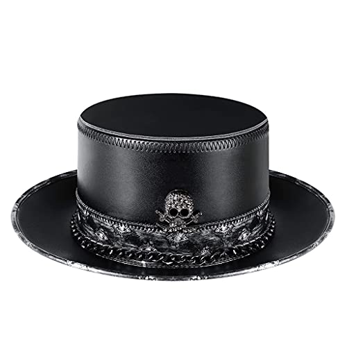 MALSSE Doktorhut, Leder, Steampunk-Oberteil für Halloween, Kostüm, Erwachsenen-Requisiten, Cosplay, Nachtclub, Party, Geschenk, Halloween MALSSE Doktorhut, Leder, Steampunk-Oberteil für Halloween, Kostüm, Erwachsenen-Requisiten, Cosplay, Nachtclub, Party, Geschenk, Halloween von MALSSE