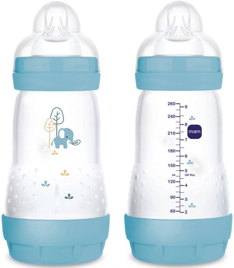 MAM Easy Start Babyflasche Anti-Kolik 260 ml, Blau von MAM