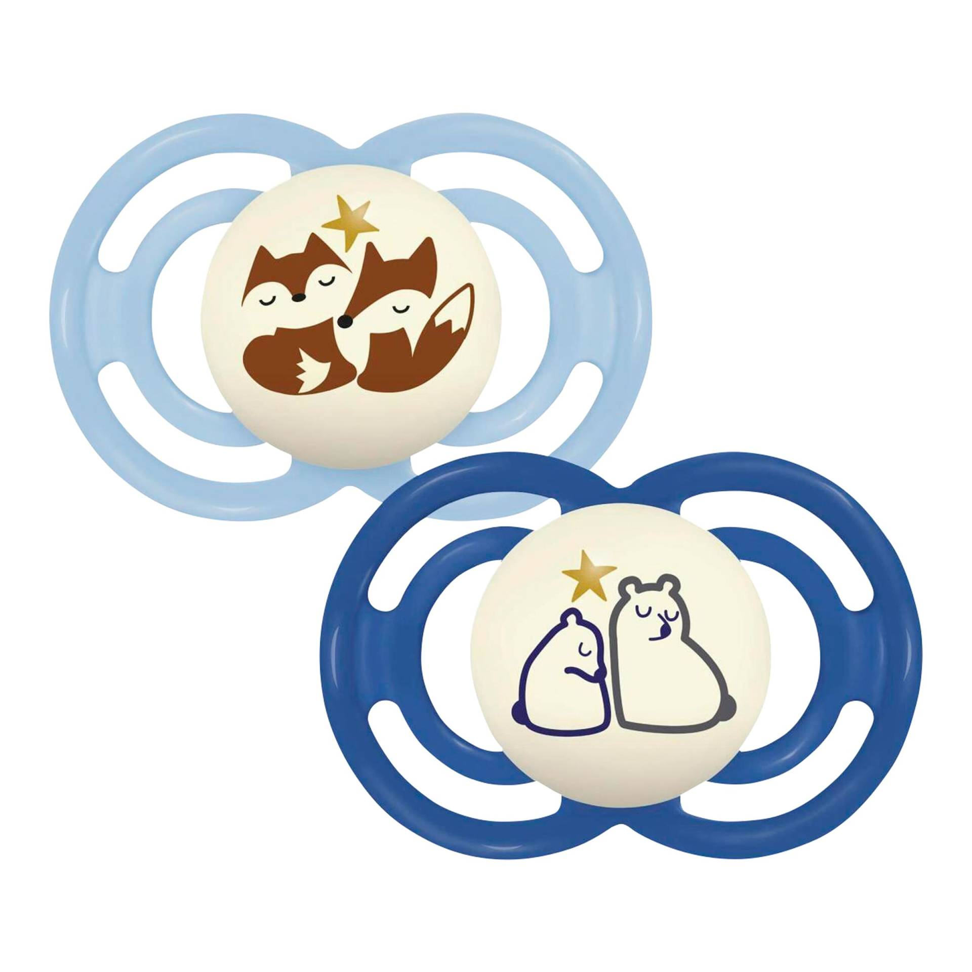 Mam 2er-Pack Schnuller Perfect Night Silikon, 6-16M Mam 2er-Pack Schnuller Perfect Night Silikon, 6-16M von MAM