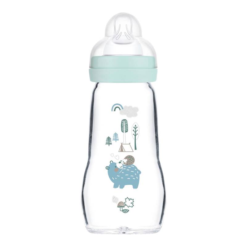 Mam Babyflasche Feel Good matt, Glas, 260 ml, ab 0M von MAM