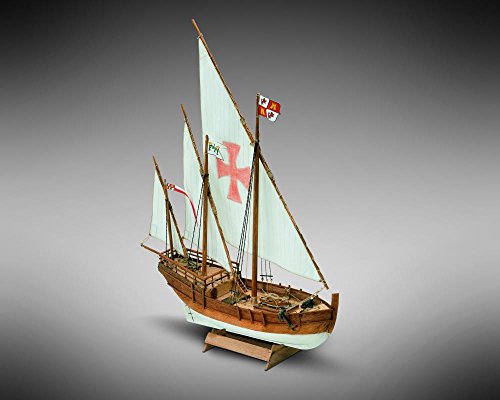 MAMOLI Mini Nina Scale: 1/106 Wooden Ship Model KIT, PRE-Carved Wooden Hull, Length: 235 mm, Height:285mm MM16 von MAMOLI