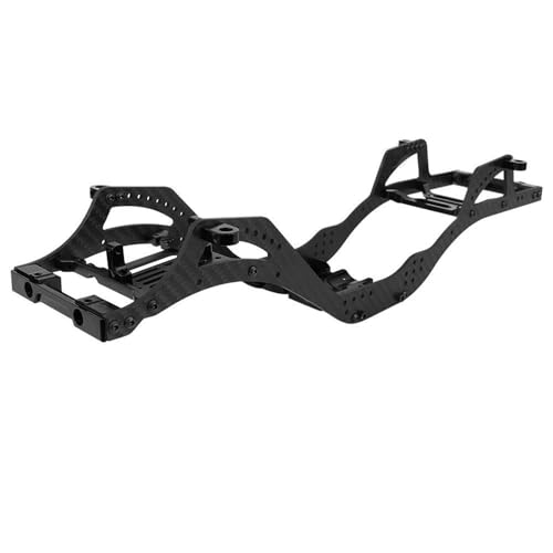 MANGRY 1:10 Chassis Schiene Seitenauto Rahmen Kit for 1/10 RC Crawler Auto Axiale SCX10 Pro Teile (Color : Black) von MANGRY