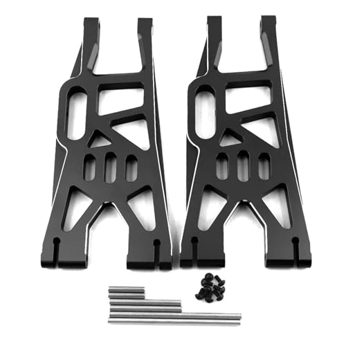 MANGRY 2 Stück Vorne Hinten Unten Aufhängungsarm 1/5 Fit for Traxxas X-Maxx Xmaxx 6S 8S RC Monster Truck Upgrade-Teile Zubehör (Size : Black) von MANGRY