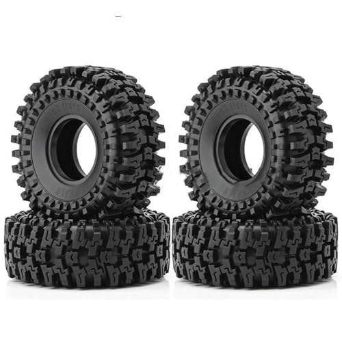 MANGRY 4PCS 120MM 1,9" Rock Reifen Rad Reifen 1:10 RC Crawler Auto Axial SCX10 90046 AXI03007 TRX4 Fit for Redcat Gen8 von MANGRY