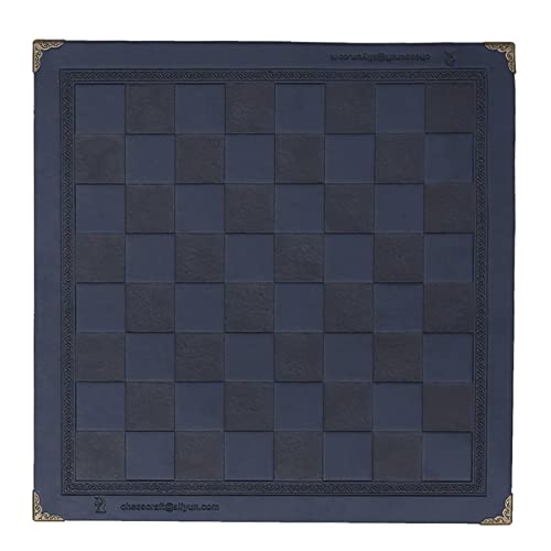 Flat Chess Board International Synthetic PU Leather Chessboard Chess Games Accessories Folding Board Chess Game von MARCBUSE