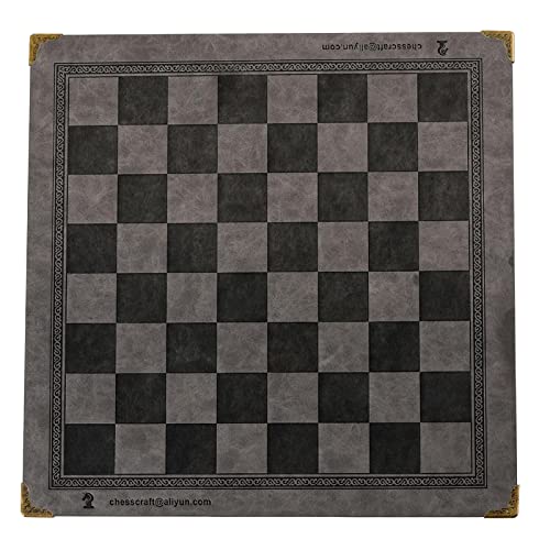 Flat Chess Board International Synthetic PU Leather Chessboard Chess Games Accessories Folding Board Chess Game von MARCBUSE