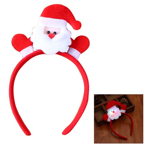 MARCBUSE Frohe Weihnachten Dekorationen Party Requisiten Rentier Hairhoop Weihnachten Weihnachtsmann Stirnband Bühne Requisiten Festival Party Supplies von MARCBUSE