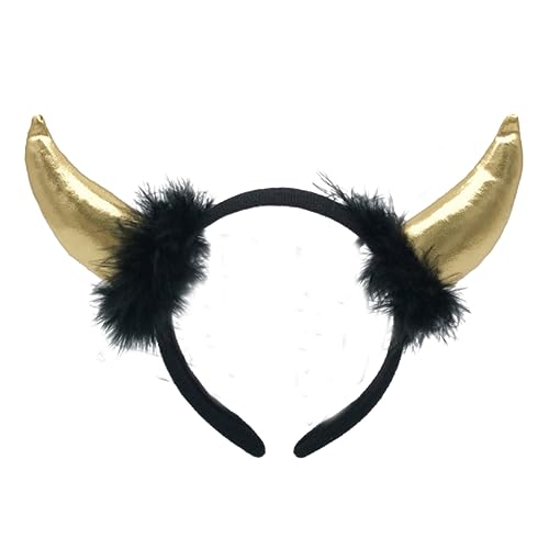 MARCBUSE Halloween-Hörner-Haarreif, Horn, Reifen, Cosplay, Kostüm, Foto-Requisiten, Haar-Accessoire für Halloween, Weihnachtsdekoration von MARCBUSE