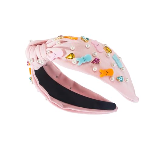 MARCBUSE Modisches Haarband, geknotete Kopfbedeckung, Kristall, Stirnband, Foto-Requisiten, Party, Cosplay, Kostüme, Tanzen, Partyzubehör, modisches Oster-Kostüm-Zubehör MARCBUSE Modisches Haarband, geknotete Kopfbedeckung, Kristall, Stirnband, Foto-Requisiten, Party, Cosplay, Kostüme, Tanzen, Partyzubehör, modisches Oster-Kostüm-Zubehör von MARCBUSE