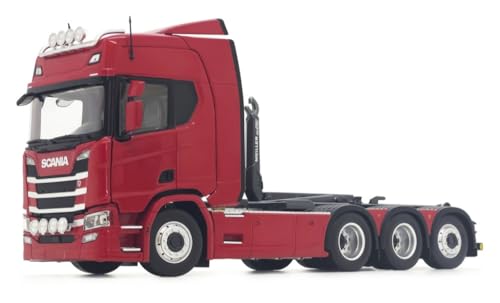 MarGe Models Scania R500 Serie Abrollkipper mit Hakenlift rot Modell 1:32 von MarGe Models