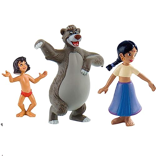 Disney Seva-Figuren: Mogly, Balou Shanti Figuren, nicht beweglich, Disney-Figuren, Kuchendekoration, Osterdekoration (Dschungelbuch) von MARUKATSU