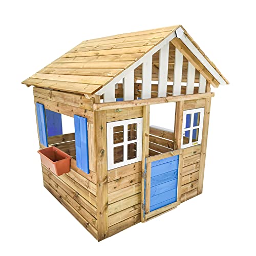 MASGAMES | Kinderhaus Lollipop XL | Höhe 164 cm | behandeltes Holz | (Blau) von MASGAMES