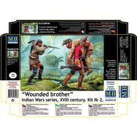 MASTER BOX LTD. 2335210 1:35 Wounded brother. Indian Wars series, XVIII century. Kit No. 2 von MASTER BOX LTD.