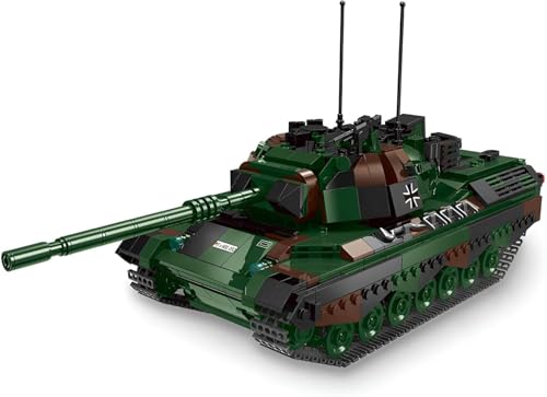 MASUSE Militär Panzer Klemmbausteine, Bausteine Panzer Modellbausatz, Konstruktionsspielzeug für Kinder und Erwachsene (#1) von MASUSE