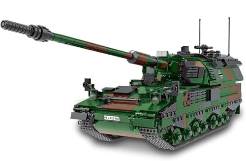 MASUSE Militär Panzer Klemmbausteine, Bausteine Panzer Modellbausatz, Konstruktionsspielzeug für Kinder und Erwachsene (#7) von MASUSE