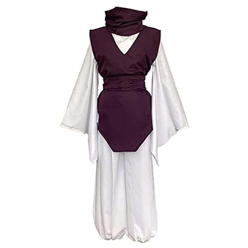 Choso Cosplay Kostüm Anime Uniform Kimono Set Schalweste für Frauen Männer Halloween Party,Purple-M von MAVNES