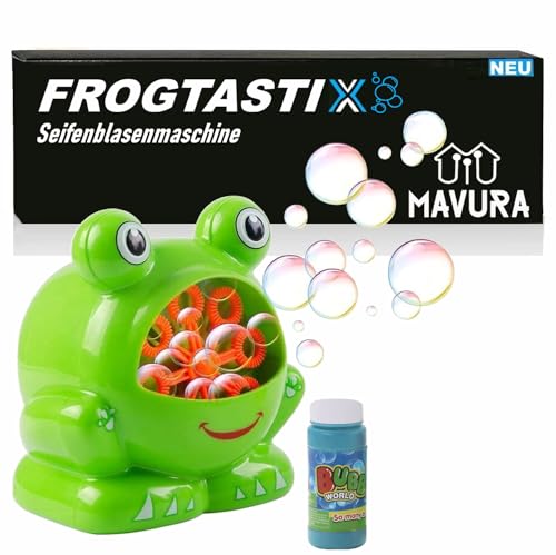 FROGTASTIX Seifenblasen Frosch batteriebetriebenes von MAVURA