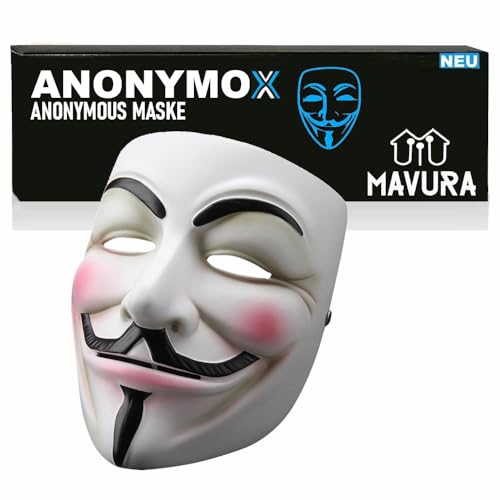 MAVURA ANONYMOX Guy Fawkes Maske Anonymous Vendetta Halloween von MAVURA