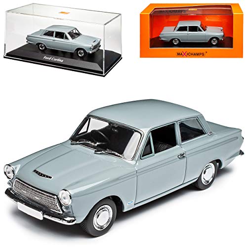 MAXICHAMPS Ford Cortina MKI Coupe Limousine Grau 1. Generation 1962-1967 1/43 Minichamps Modell Auto von MAXICHAMPS