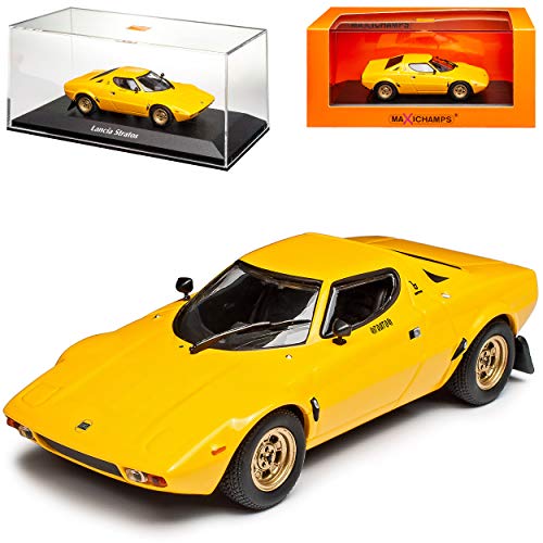 MAXICHAMPS Lancia Stratos Coupe Gelb 1/43 Minichamps Modell Auto von MAXICHAMPS