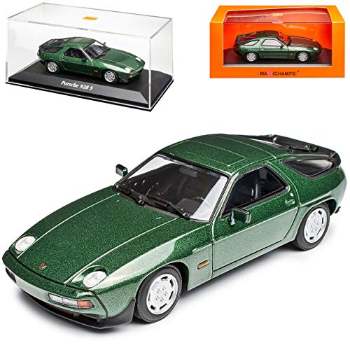 MAXICHAMPS Porsche 928 S Coupe Grün Metallic 1977-1995 1/43 Minichamps Modell Auto von MAXICHAMPS