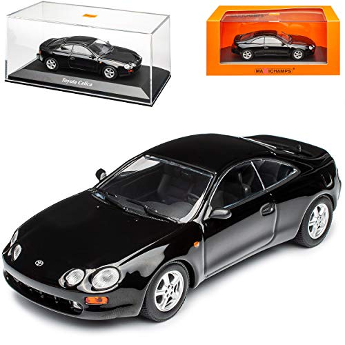 MAXICHAMPS Toyota Celica T20 Coupe Schwarz 6. Generation 1994-1999 1/43 Minichamps Modell Auto mit individiuellem Wunschkennzeichen von MAXICHAMPS