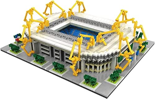 3D-Puzzle, Fußballfeldmodell, DIY-Bauspielzeugmodell 3D-Puzzle, Fußballfans, Gedenkgeschenk, Westfalenstadion-Modellspielzeug, Iduna Signal Park Stadium 3D-Puzzle, Fußballfeld-Bausteine, Spielzeug mit von MAYABI