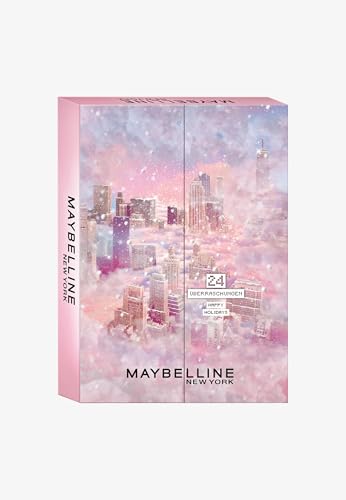 Maybelline New York Adventskalender 2024-24-teiliges Make-Up Set - Groß - Tönung, Blick, Lippen & Nägel von MAYBELLINE