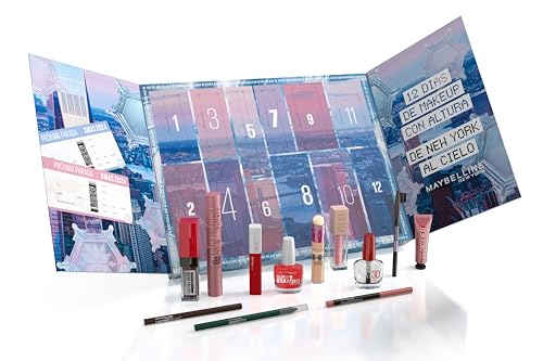 Maybelline New York Adventskalender für 2024 mit 12 Überraschungen von MAYBELLINE