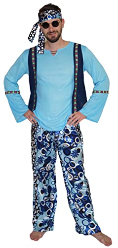 MAYLYNN 14110-XL - Hippie Kostüm Zac 60er 70er Jahre 4-teilig Herren, Größe XL von MAYLYNN