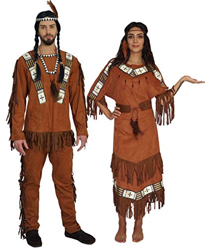 MAYLYNN Kostüm Indianerin Indianer Indianerkostüm Noya, Damen Größe L von MAYLYNN