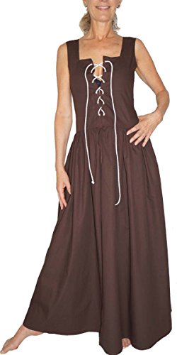 MAYLYNN - Mittelalter Kleid Kostüm Überkleid DEFEKT Magd Bäuerin Wirtin Celia - Baumwolle - Gr. S von MAYLYNN