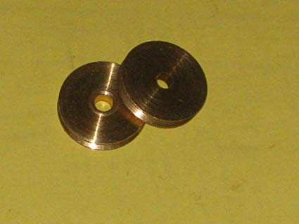 Seilrollen Messing von 14,18 oder 20 mm Durchmesser für 3 mm Seil 1 Stück (18 mm MB 4015-18) von MB-Modellbau Berthold