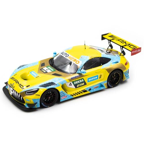 MBA Sport IXO Models komatibel mit Mercedes AMG GT3 Evo Luca Stolz #4 HRT DTM 2022 1:18 von MBA Sport