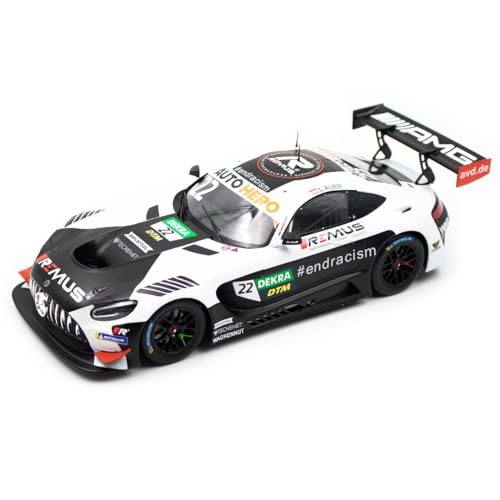 MBA Sport IXO Models komatibel mit Mercedes AMG GT3 Evo Lucas Auer #22 Winward Racing Sieger DTM Hockenheim 2021 1:18, WWR-I-AMG-21-1822-DTM von MBA Sport