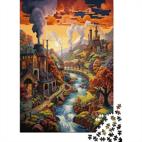 Berghütte Puzzle 1000 Teile,Puzzle Für Erwachsene, Impossible Puzzle,Puzzle 1000 Puzzle Home DekoRatteion Puzzle,Erwachsenenpuzzle Puzzel 1000pcs (75x50cm) von MBAHEUURR