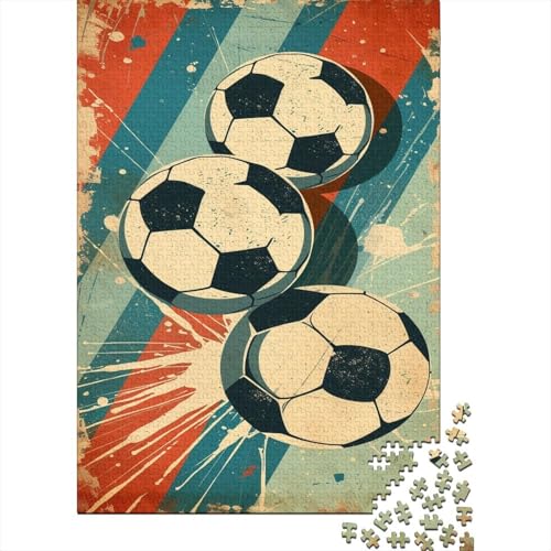 Fußball 1000 Teile Puzzle Für Erwachsene, Hochwertige Recycelbare MateriAußerirdische Und Druck Puzzlespiel, Familienspiel, Geschenk Für Liebhaber Oder Freunde Puzzel 1000pcs (75x50cm) von MBAHEUURR