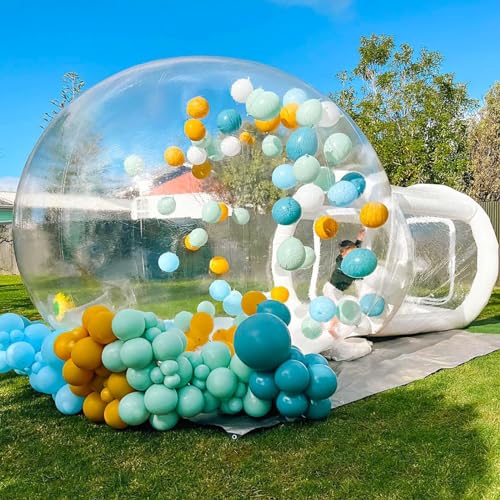 Aufblasbares Blasenhauszelt PVC-Außentransparentes Blasenballonhaus, Geeignet Für Event-Ausstellungsparty-Hochzeits-Geburtstagsdekoration,10Ft von MBCEYLSTUB