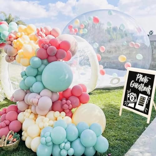 Aufblasbares transparentes Blasenzelt, transparentes Kuppelballon-Gartenzelt, geeignet für Partys, Familienfeiern, Hochzeits-Einkaufszentren, Parkveranstaltungen und Ausstellungen, 5 m von MBCEYLSTUB