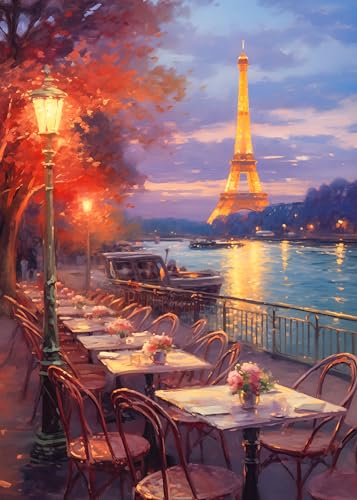 1000 Teile Puzzle für Erwachsene Paris Riverside Puzzles für Erwachsene 1000 Teile Paris Puzzle 1000 Teile Paris Nachtansicht 1000 Teile Puzzle Oli Malerei Puzzle 1000 Teile 1000 Teile Puzzle für von MBOQIU