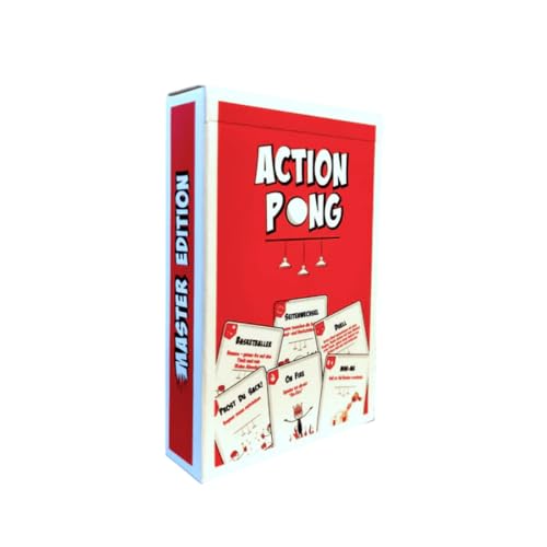 Action Pong - Beer Pong Kartenspiel Erweiterung - 45 Spielkarten & 4 Kreativkarten inkl. Regelwerk von MBP My Beer Pong