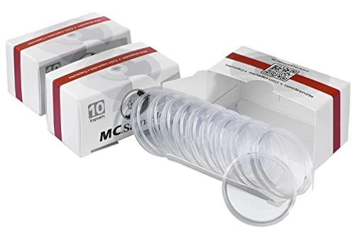 MC.Sammler 30 Stück Münzkapseln Größe Innen Ø 24mm | Sondermünzen Sammlermünzen Gedenkmünzen | MC.Sammler 30 Stück Münzkapseln Größe Innen Ø 24mm | Sondermünzen Sammlermünzen Gedenkmünzen | von MC.Sammler