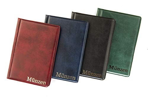 MC.Sammler Münzalbum für Münzen Aufbewahrung - 192 Taschen - Taschenalbum, Sammelalbum für Sammler - Album für Sammlermünzen bis 22 mm - Grün MC.Sammler Münzalbum für Münzen Aufbewahrung - 192 Taschen - Taschenalbum, Sammelalbum für Sammler - Album für Sammlermünzen bis 22 mm - Grün von MC.Sammler